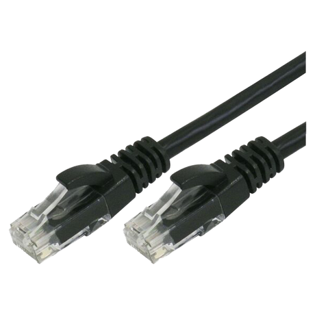 Generic AC-CAT6-0.25M_BLACK 0.25M CAT6 Patch Cable Black