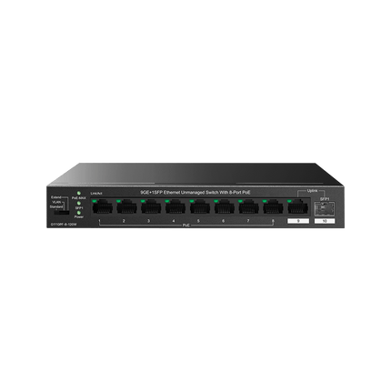 G1110PF-8-120W 9GE+1SFP Ethernet Switch With 8-Port PoE-IP-COM-World Wide Wireless