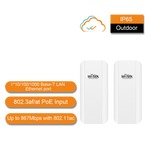 Wi-Tek WI-CPE800-KIT V2 5km Outdoor 867Mbps Wireless Point-To-Point CPE Kit