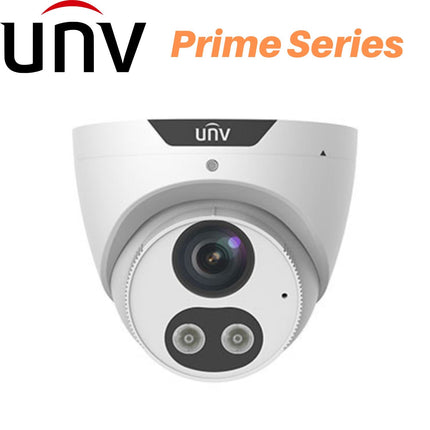 Uniview ColourHunter Security System: 8x 8MP Turret Cams, 8CH 4K NVR + HDD