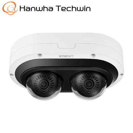 Hanwha Wisenet 2x 6MP Outdoor AI Multi Directional Camera, 2ch, 3.54-6.69mm - HAN-PNM-C12083RV