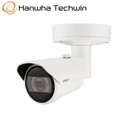 Hanwha Wisenet 4K Outdoor Bullet Camera, H.265, 30fps, 40m IR, IK10, 4.4-9.3mm - HAN-XNO-C9083R