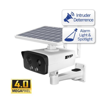 VIP Vision Professional Solar Series 4.0MP 4G Bullet Camera