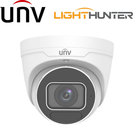 Uniview Security Camera: 8MP Lighthunter Deep Learning IR Dome Network Camera - IPC3638SE-ADZK-I0