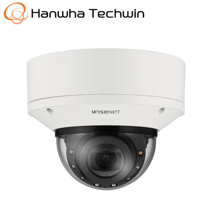 Hanwha Wisenet 6MP Vandal Outdoor Dome Camera, 30fps, 50m IR, IK10, 4.4-9.3mm - HAN-XNV-8083R