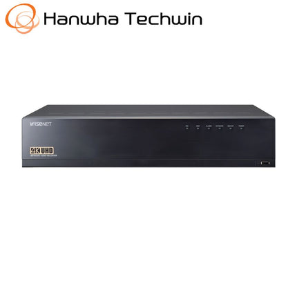 Hanwha Wisenet 64CH 4k NVR, P2P, 300Mbps, 12MP IPC max, no HDD (8 SATA 64TB max) - HAN-XRN-3010A