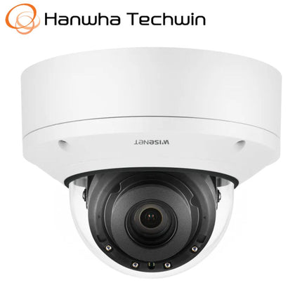 Hanwha Wisenet 4K Indoor Dome Camera, H.265, 30fps, WDR, IR, 2.8-8.4mm - HAN-XND-9082RV