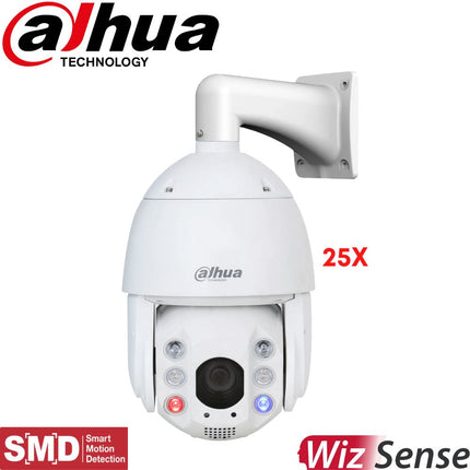 Dahua Security Camera: 4MP PTZ TIOC 2.0, WizSense, 25X Zoom, Starlight IR - DH-SD6C3425GB-HNR-A-PV1