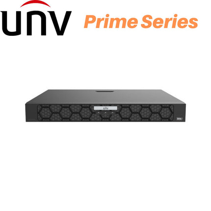 Uniview 32CH Network Video Recorder: AI NVR, Upto 16MP 320MBPS INPUT 2-SATA HDD Prime Series - NVR502-32B-P16