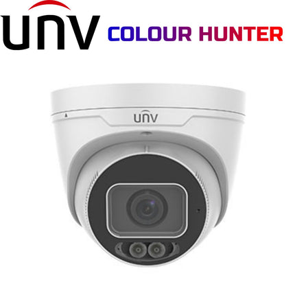 Uniview Security Camera: 4MP HD Intelligent Dual Illuminators ColorHunter VF Eyeball Network Camera - IPC3634SE-ADZK-WL-I0