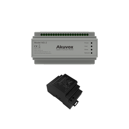 Akuvox NS-2 (WITH POWER SUPPLY) Long Distance 2-Wire Switch with Power Supply