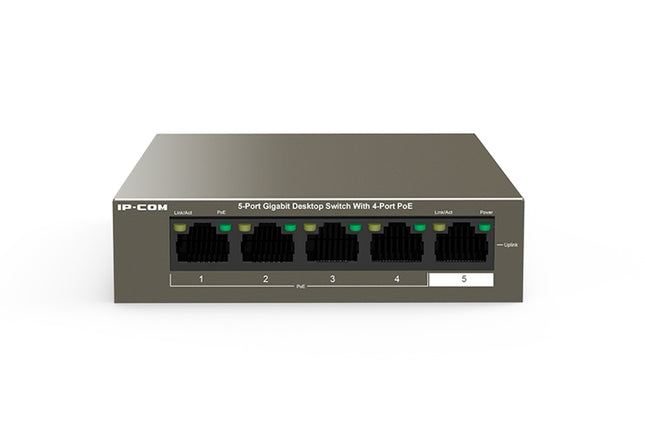 IP-COM G1105P-4-63W 5-Port Gigabit Desktop Switch with 4-Port PoE-IP-COM-World Wide Wireless