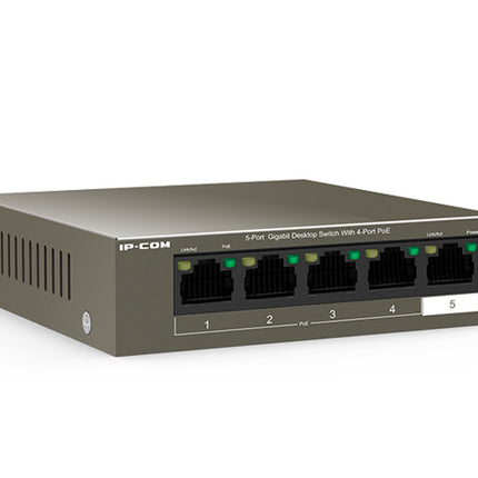 IP-COM G1105P-4-63W 5-Port Gigabit Desktop Switch with 4-Port PoE-IP-COM-World Wide Wireless