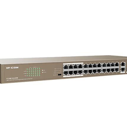 F1126P-24-250W  24FE+2GE/1SFP Unmanaged Switch With 24-Port PoE-IP-COM-World Wide Wireless