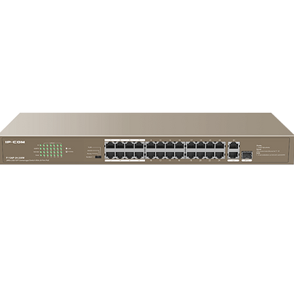 F1126P-24-250W  24FE+2GE/1SFP Unmanaged Switch With 24-Port PoE-IP-COM-World Wide Wireless