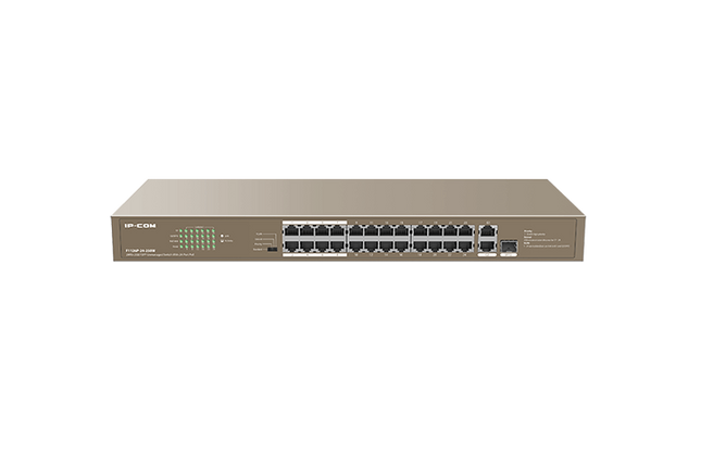 F1126P-24-250W  24FE+2GE/1SFP Unmanaged Switch With 24-Port PoE-IP-COM-World Wide Wireless