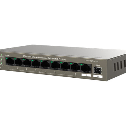 G1110PF-8-102W 9GE+1SFP Ethernet Unmanaged Switch With 8-Port PoE-IP-COM-World Wide Wireless