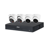 Dahua WizSense 4 Camera Kit: 2x 8MP 3X66, 2x 8MP TiOC Turret, 8Ch AI NVR - M8082T2TIOC