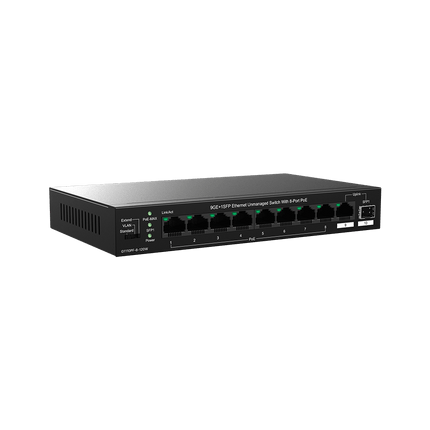 G1110PF-8-120W 9GE+1SFP Ethernet Switch With 8-Port PoE-IP-COM-World Wide Wireless