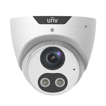 Uniview ColourHunter Security System: 2x 5MP Turret Cams, 4CH 4K NVR + HDD