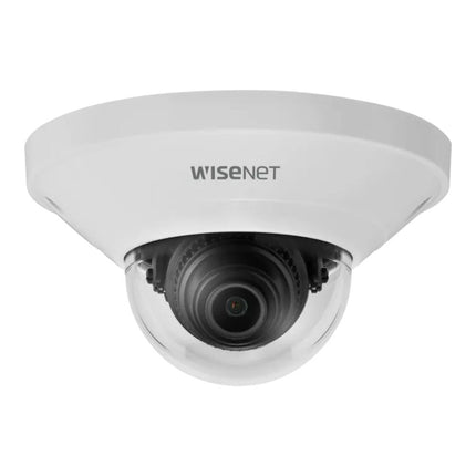 Hanwha Wisenet New-Q 5MP Indoor Mini Dome Camera, H.265, WDR, IK08, HDMI, 4mm - HAN-QND-8021