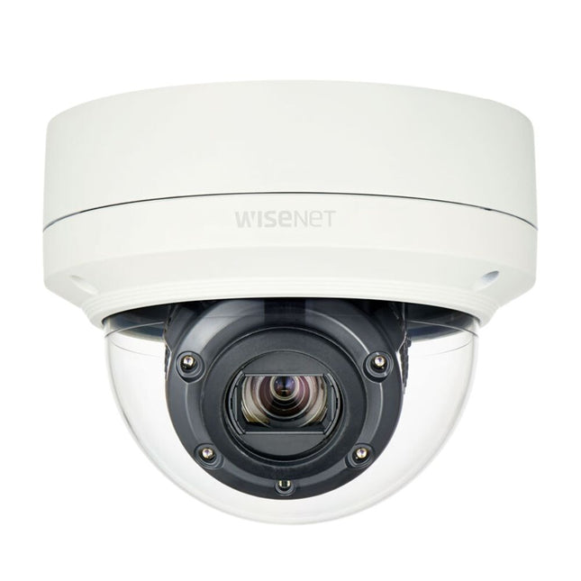 Hanwha Wisenet 2MP Outdoor Dome Camera with FF Group NumberOK ANPR App - HWK-DOME-FF