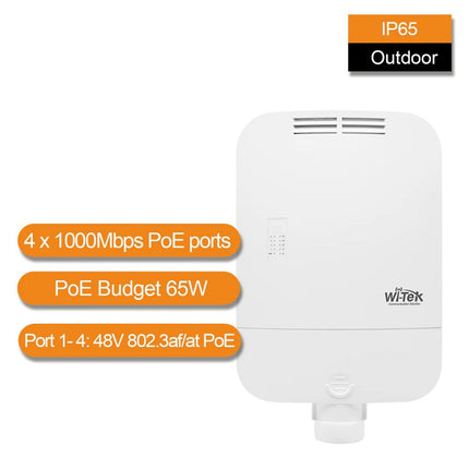 Wi-Tek Gigabit Outdoor PoE Switch - WI-PS306GF-O