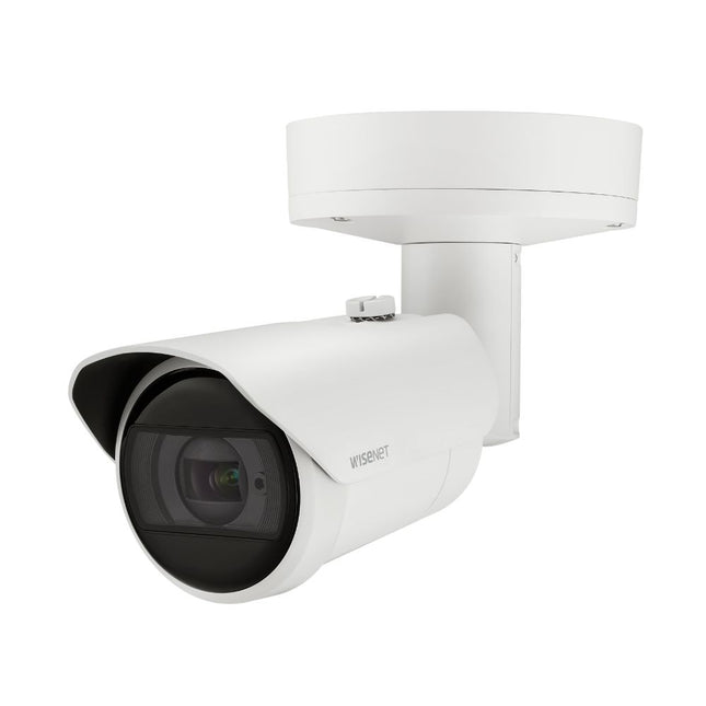 Hanwha Wisenet 2MP Outdoor Bullet Camera, H.265, 60fps, 40m IR, IK10, 2.8-12mm - HAN-XNO-C6083R