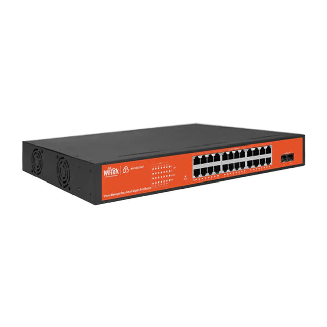 Wi-Tek Cloud Easy Smart 24 Ports PoE Switch-WI-PCES326GF