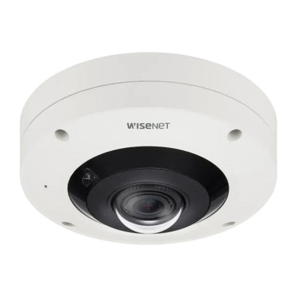 Hanwha Wisenet 12MP Outdoor Fisheye Camera, H.265, 30fps, 120dB WDR, 10m IR, 1.08mm - HAN-XNF-9010RV