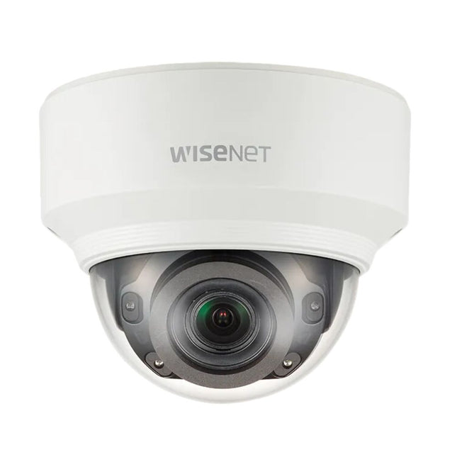 Hanwha Wisenet Indoor 5MP Dome Camera, H.265, IK08, 30m IR, 120dB WDR, 3.9-9.4mm - HAN-XND-8080RV