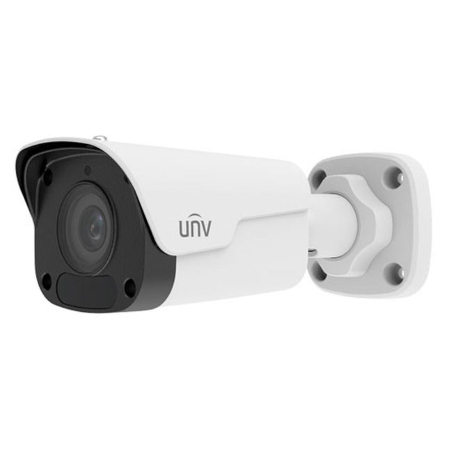 Uniview Security Camera: 4MP SD Card Mini Fixed Bullet Network Camera - IPC2124SR3-ADPF28M-F