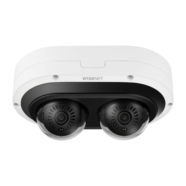 Hanwha Wisenet 2x 2MP Outdoor AI Multi Directional Camera, 2ch, 3-6mm - HAN-PNM-C7083RVD