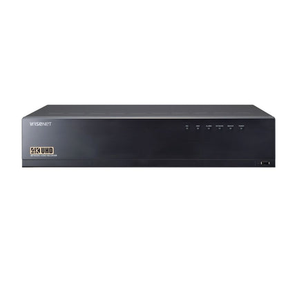 Hanwha Wisenet 64CH 4k NVR, P2P, 300Mbps, 12MP IPC max, no HDD (8 SATA 64TB max) - HAN-XRN-3010A