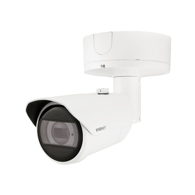 Hanwha Wisenet 2MP Outdoor Bullet Camera, H.265, 120fps, 50m IR, IK10, 2.8-12mm - HAN-XNO-6083R