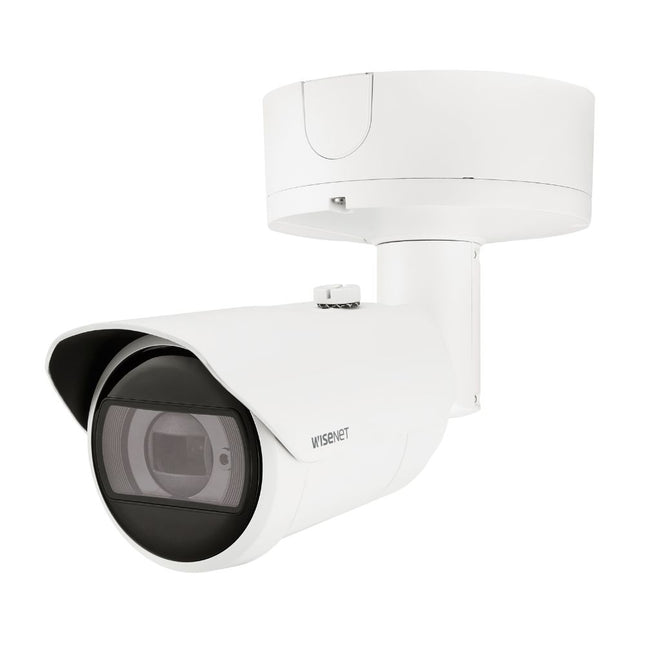 Hanwha Wisenet 4K Outdoor Bullet Camera, H.265, 30fps, 50m IR, IK10, 4.4-9.3mm - HAN-XNO-9083R