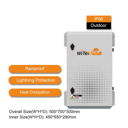 Wi-Tek Smart IoT Box IP66 and IK10 Housing (500*700*300 MM) - WI-IOTBOX03