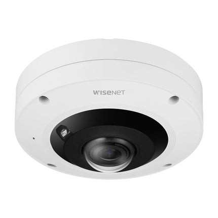 Hanwha Wisenet AI Outdoor Fisheye Camera, H.265, 30fps, WDR, 13m IR, 1.08mm - HAN-XNF-9013RV