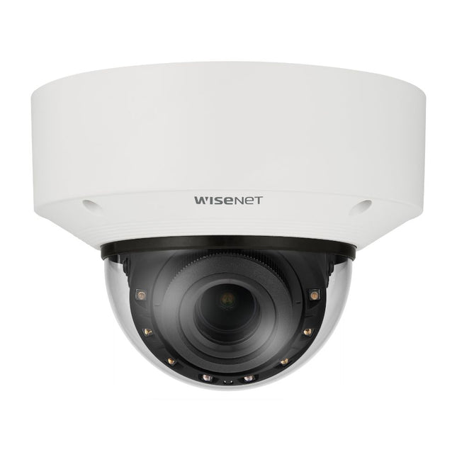 Hanwha Wisenet 4K Outdoor Vandal Dome Camera, 30fps, 40m IR, IK10, 4.4-9.3mm - HAN-XNV-C9083R