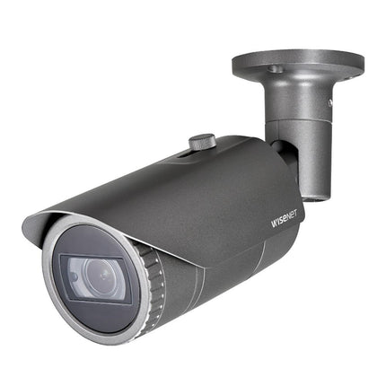 Hanwha Wisenet 4MP Outdoor Bullet Camera, H.265, WDR, IP66, IK10, 3.2-10mm - HAN-QNO-7082R