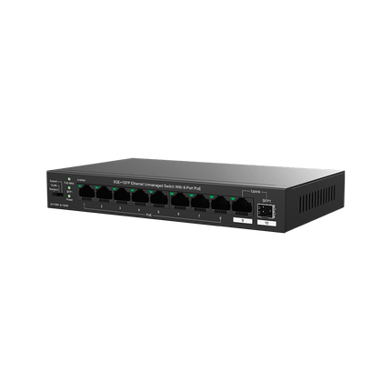 G1110PF-8-120W 9GE+1SFP Ethernet Switch With 8-Port PoE-IP-COM-World Wide Wireless