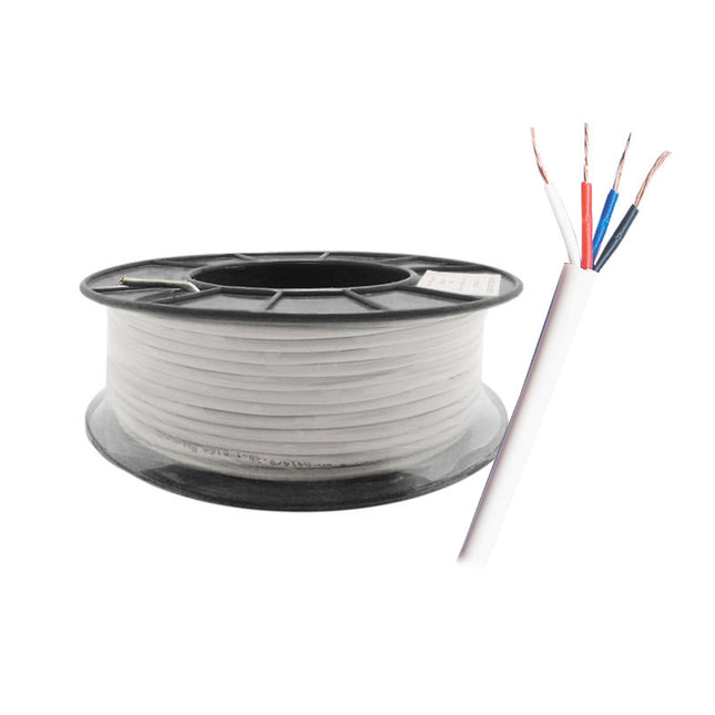 100m 4-Core Alarm Cable (7/0.20mm) - D4CC