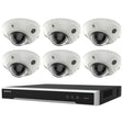 Hikvision Security Kit: 6x 6MP MiniDome, Acusense, 4CH NVR, HDD - HK-M6