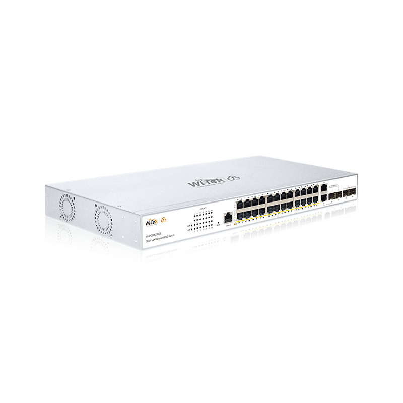 Wi-Tek WI-PCMS328GF V2 Giga Cloud Managed 24 Ports PoE Switch V2