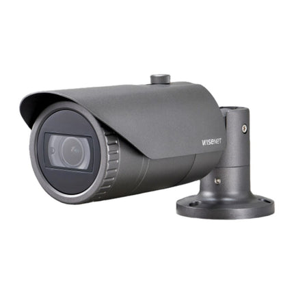 Hanwha Wisenet 4MP Outdoor Bullet Camera, H.265, WDR, IP66, IK10, 3.2-10mm - HAN-QNO-7082R