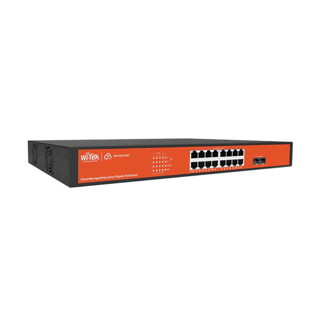 Wi-Tek Cloud Easy Smart 16 Ports PoE Switch-WI-PCES318GF