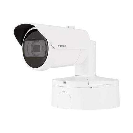 Hanwha Wisenet 2MP Outdoor Bullet Camera, H.265, 120fps, 50m IR, IK10, 2.8-12mm - HAN-XNO-6083R