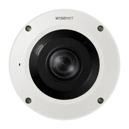 Hanwha Wisenet 12MP Outdoor Fisheye Camera, H.265, 30fps, 120dB WDR, 10m IR, 1.08mm - HAN-XNF-9010RV