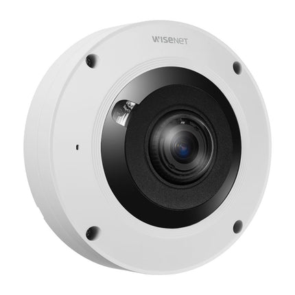 Hanwha Wisenet AI Outdoor Fisheye Camera, H.265, 30fps, WDR, 13m IR, 1.08mm - HAN-XNF-9013RV