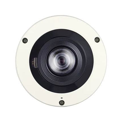 Hanwha Wisenet 6MP Outdoor Fisheye Camera, H.265, WDR, 15m IR, IP66, 1.6mm - HAN-XNF-8010RV